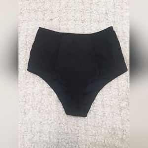 Mesh Panelled High-Waisted Swim Bottoms